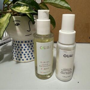 OUAI Hair Oil and Leave-In Conditioner Duo